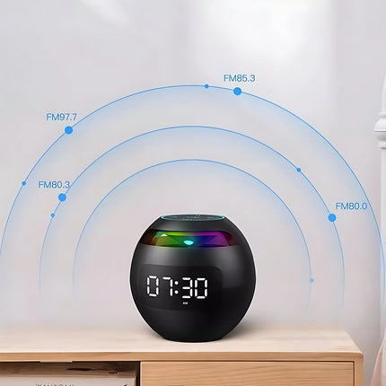 Radiosveglia Bluetooth con luce notturna RGB