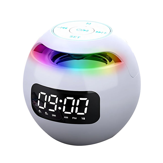 Radiosveglia Bluetooth con luce notturna RGB