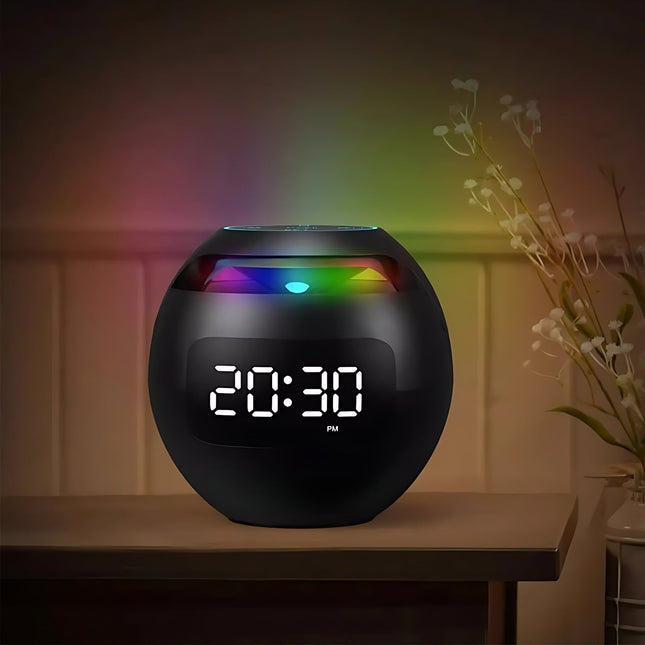 Radiosveglia Bluetooth con luce notturna RGB