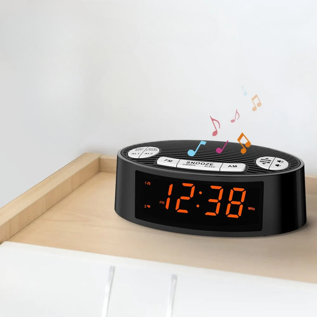Radiosveglia digitale con grande display LED