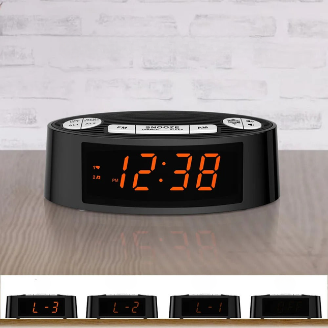 Radiosveglia digitale con grande display LED