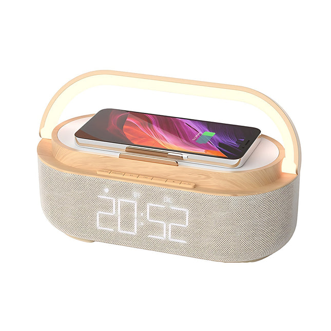 Radiosveglia con luce e ricarica wireless