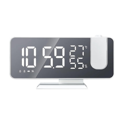 Radiosveglia con proiettore bianca design