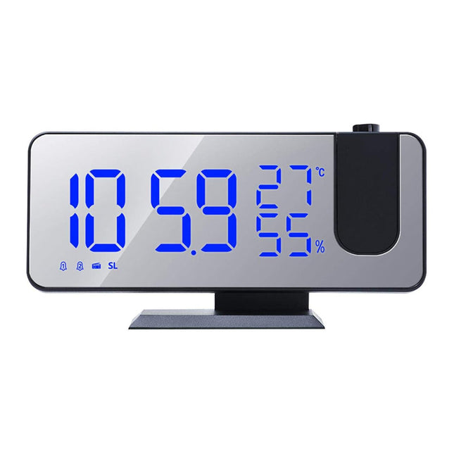 Radiosveglia design con proiettore e schermo