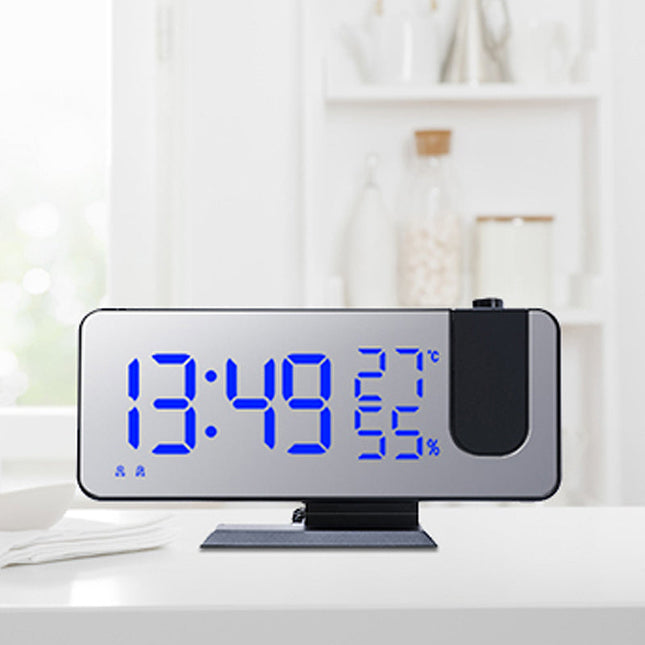 Radiosveglia design con proiettore e schermo