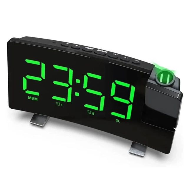 Radiosveglia con proiettore e porta USB