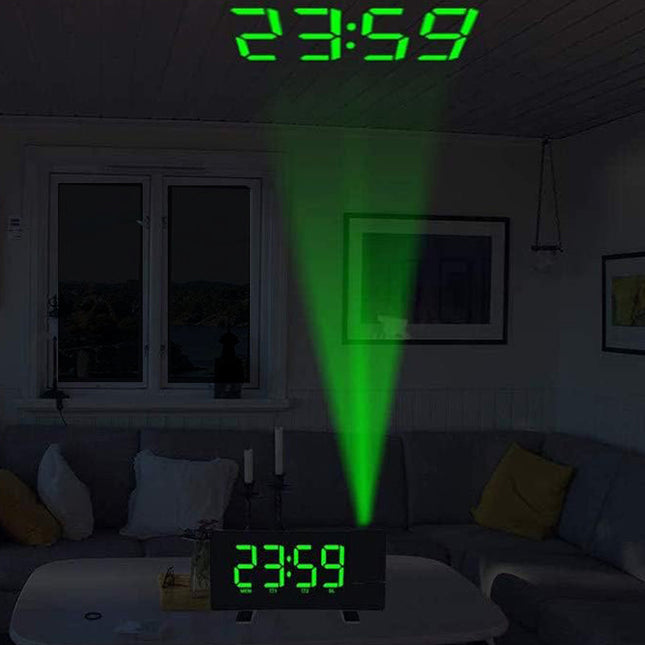 Radiosveglia con proiettore e porta USB