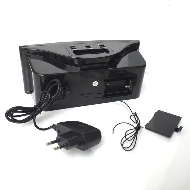 Radiosveglia digitale a corrente con altoparlanti