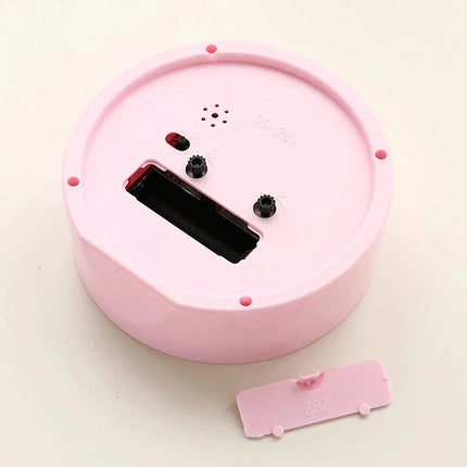 Sveglia analogica rotonda a batteria