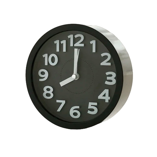 Sveglia analogica rotonda a batteria