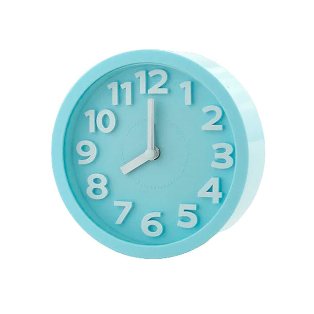 Sveglia analogica rotonda a batteria