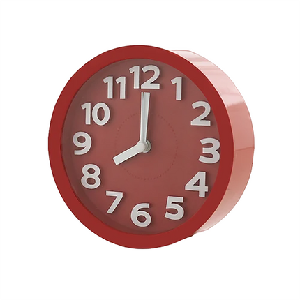 Sveglia analogica rotonda a batteria