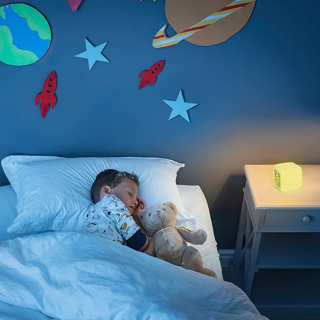 Sveglia digitale a cubo luminosa