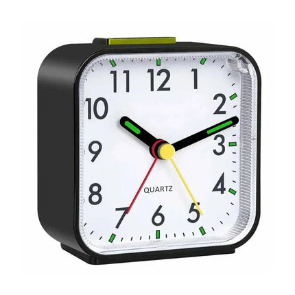 Sveglia analogica quadrata e silenziosa