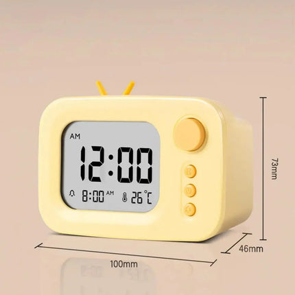 Sveglia digitale design retrò TV