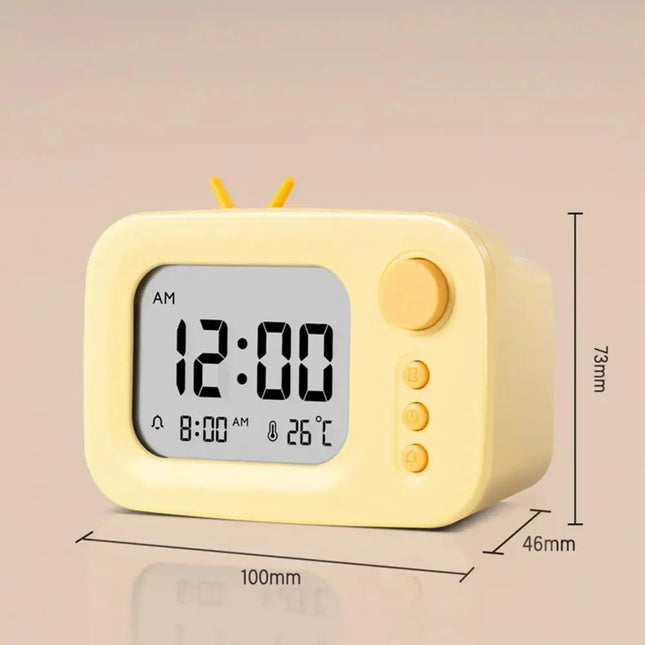 Sveglia digitale design retrò TV