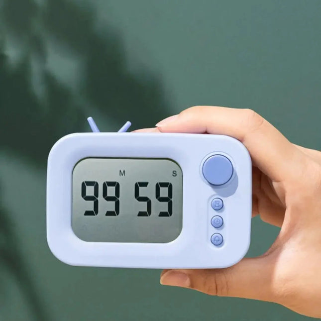 Sveglia digitale design retrò TV