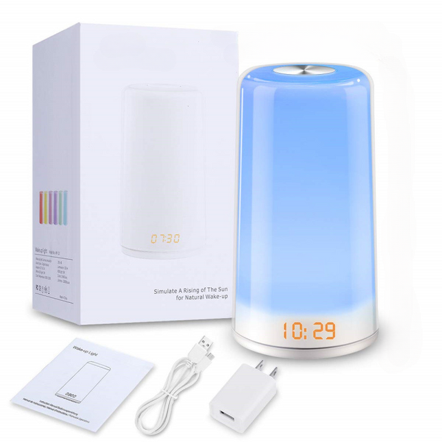 Sveglia lampada da comodino per ragazzi