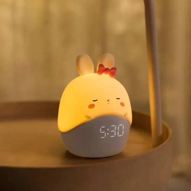 Sveglia digitale carina a forma coniglio