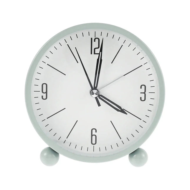 Sveglia analogica rotonda da tavolo