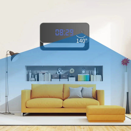 Sveglia telecamera spia con visione notturna