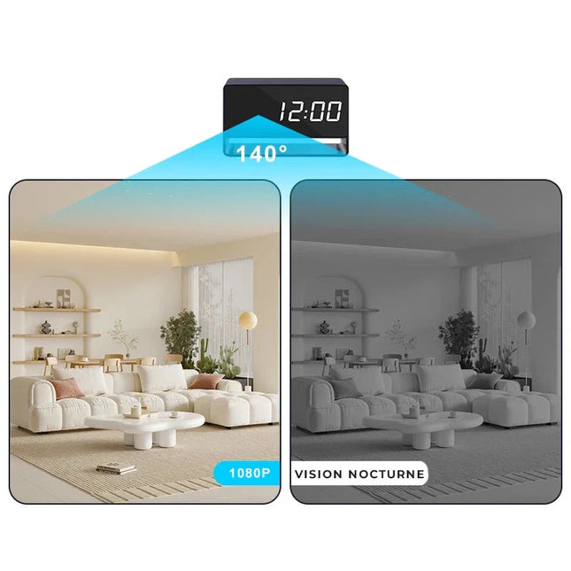 Sveglia con telecamera spia Full HD