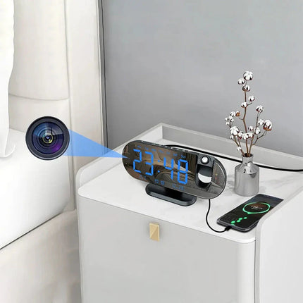 Sveglia telecamera spia con connessione Wi-Fi