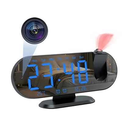 Sveglia telecamera spia con connessione Wi-Fi