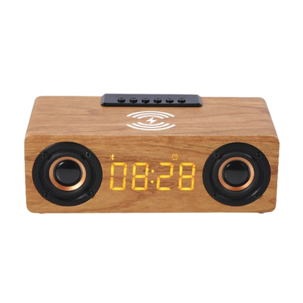 Sveglia smart in legno con Bluetooth