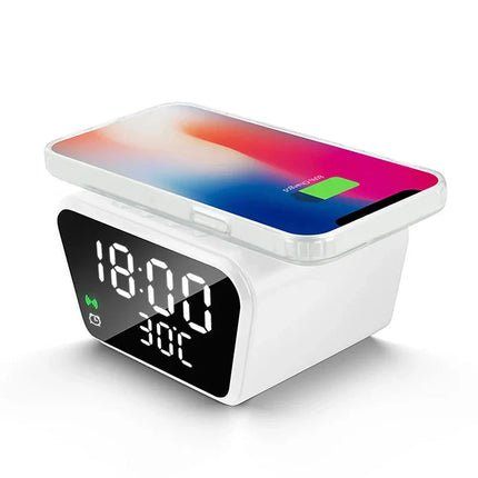 Sveglia con ricarica wireless per smartphone