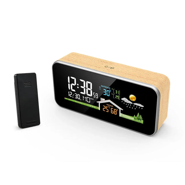 Sveglia smart con stazione meteo
