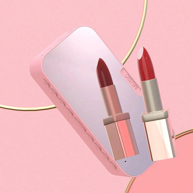 Sveglia digitale Bluetooth rosa per ragazze