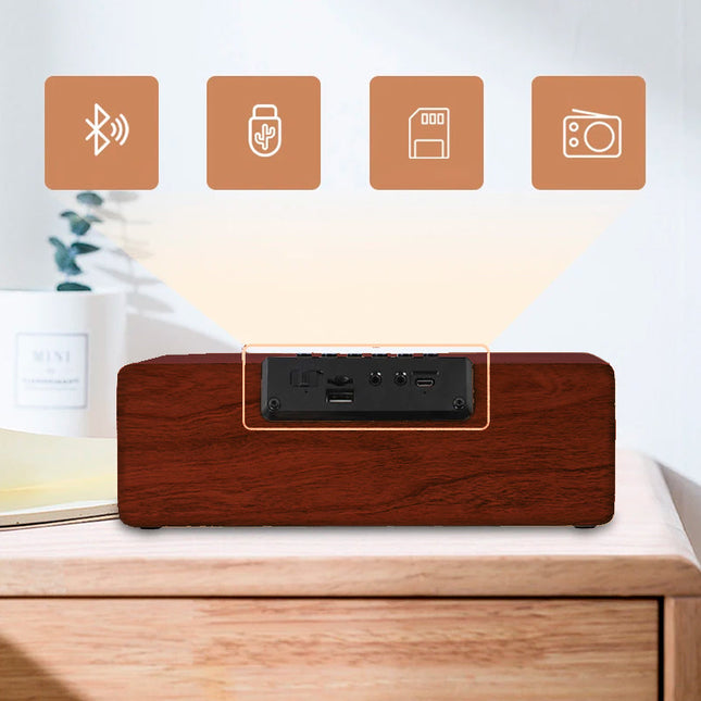 Sveglia vintage con altoparlante Bluetooth