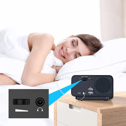 Radiosveglia digitale da comodino con USB
