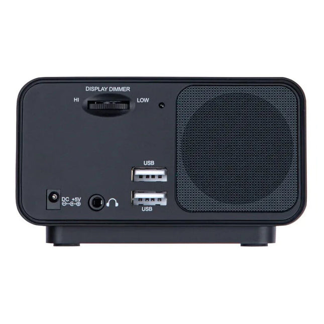 Radiosveglia digitale da comodino con USB