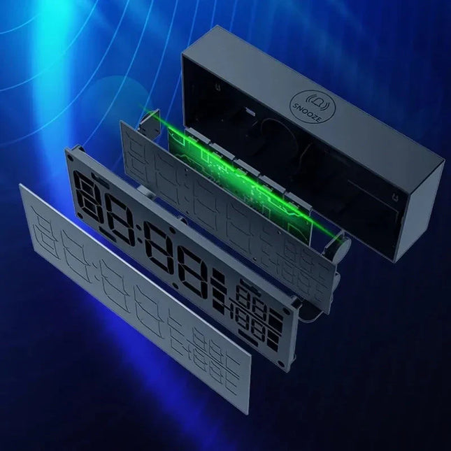 Sveglia digitale con grandi numeri LED