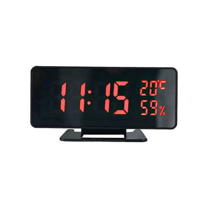 Orologio sveglia digitale con display specchio