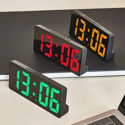 Sveglia digitale a LED da comodino