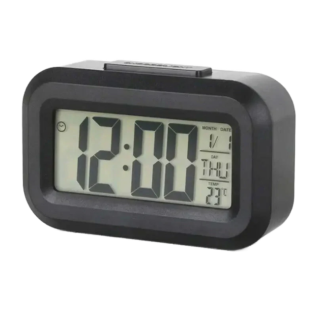 Mini sveglia digitale compatta a batteria