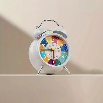 Sveglia educativa colorata con doppia campana