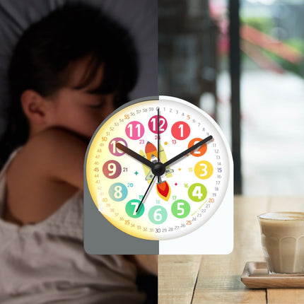 Sveglia didattica per bambino tema razzo