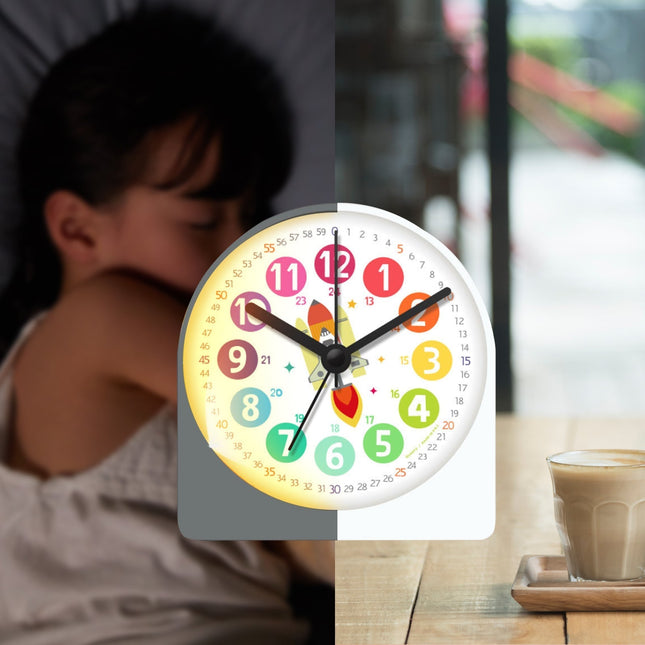 Sveglia didattica per bambino tema razzo