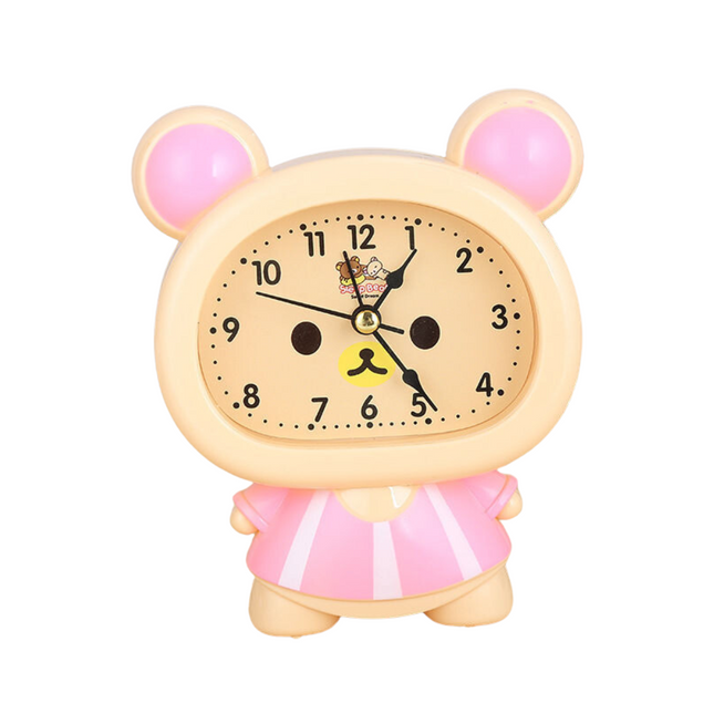 Sveglia analogica per bambini design orsetto
