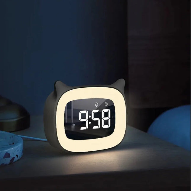 Sveglia gattino indicatore giorno e notte
