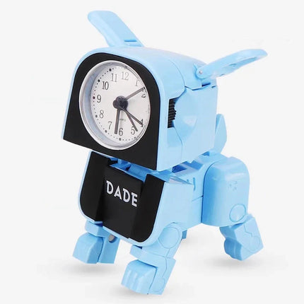 Sveglia robot cane trasformabile per bambini