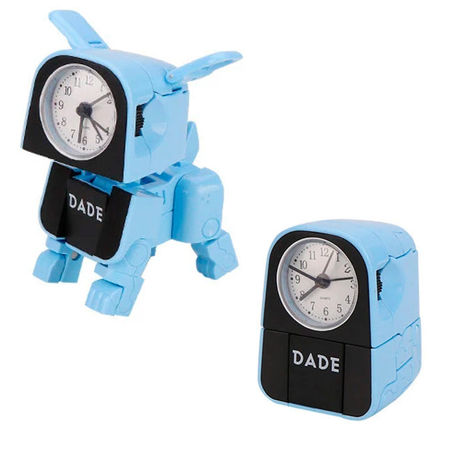 Sveglia robot cane trasformabile per bambini