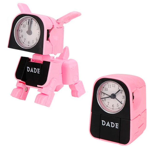 Sveglia robot cane trasformabile per bambini