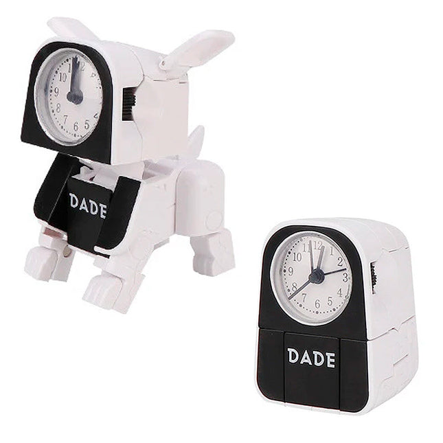 Sveglia robot cane trasformabile per bambini