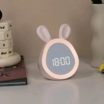 Sveglia coniglio con orecchie luminose