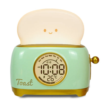 Sveglia toast con luce notturna divertente